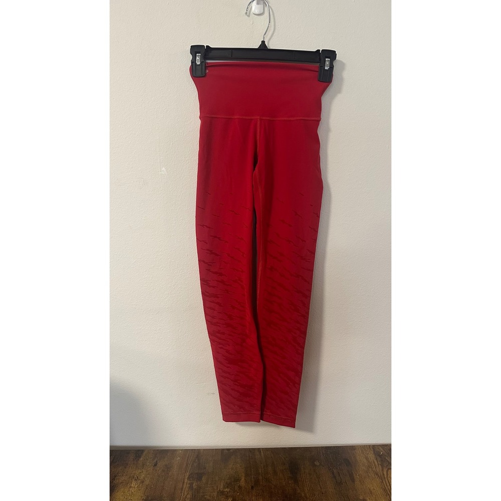 Lululemon Red Lunar Align Leggings size 0